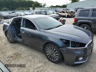 2018 Kia Cadenza Premium with VIN KNALB4J1XJ5127541, listed as a Copart auction lot 70212834 with 75,475 mi miles and Salvage Title. Bid and sale history available at carsss.com. Image 4.