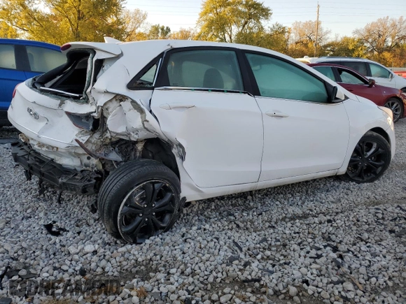 2013 Hyundai Elantra GT with VIN KMHD35LE7DU090822, listed as a Copart auction lot 76502934 with 171,602 mi miles and Salvage Title. Bid and sale history available at carsss.com. Image 3.