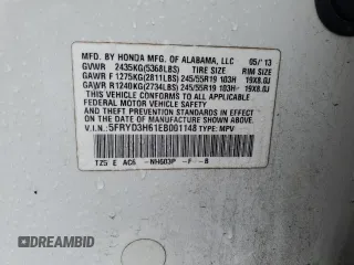 2014 Acura MDX Technology z VIN 5FRYD3H61EB001148, wystawiony jako Copart lot #84291784 z przebiegiem 208 781 mil mil oraz Szkoda całkowita • Salvage title. Historia ofert i sprzedaży dostępna na DreamBid. Obrazek 13.