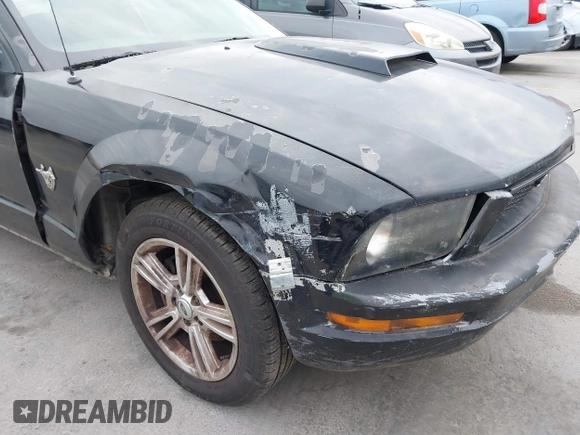 2009 Ford Mustang with VIN 1ZVHT84N995137661, listed as a IAAI auction lot 41380685 with 185,620 mi miles and . Bid and sale history available at DreamBid. Image 6.