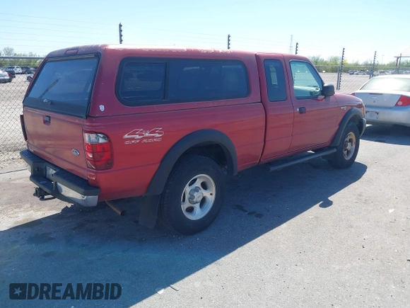 2001 Ford Ranger XL Fleet with VIN 1FTZR15E31PA53677, listed as a IAAI auction lot 41866649 with 121,968 mi miles. Bid and sale history available at carsss.com. Image 4.
