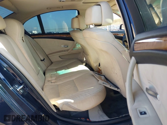 2008 BMW 5 Series 528i with VIN WBANU53548CT16166, listed as a IAAI auction lot 42141558 with Not Provided miles and . Bid and sale history available at carsss.com. Image 8.