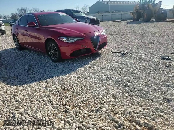 2018 Alfa Romeo Giulia with VIN ZARFAEDNXJ7586263, listed as a Copart auction lot 85797334 with 78,410 mi miles and Salvage title. Bid and sale history available at DreamBid. Image 11.