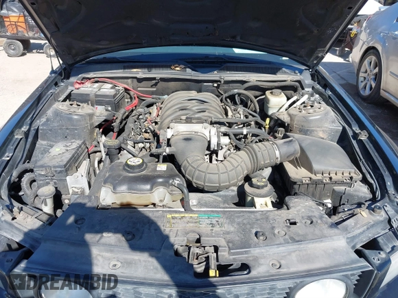 2005 Ford Mustang GT Deluxe with VIN 1ZVFT85H455226449, listed as a IAAI auction lot 41771971 with 128,570 mi miles and . Bid and sale history available at DreamBid. Image 10.