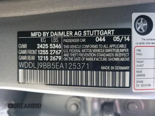 2014 Mercedes-Benz CLS-Class CLS 550 with VIN WDDLJ9BB5EA125371, listed as a Copart auction lot 58952884 with 145,938 mi miles and Salvage Title. Bid and sale history available at carsss.com. Image 12.
