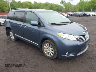 2017 Toyota Sienna XLE with VIN 5TDDZ3DC2HS171807, listed as a IAAI auction lot 42225873 with 105,588 mi miles and . Bid and sale history available at DreamBid. Image 1.