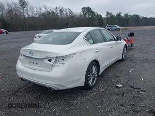 2024 Infiniti Q50 Luxe with VIN JN1EV7BP1RM600612, listed as a IAAI auction lot 41617834 with 20 mi miles and . Bid and sale history available at DreamBid. Image 4.