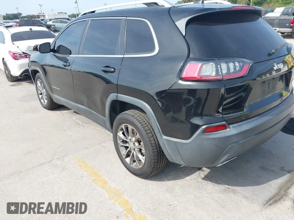 2019 Jeep Cherokee Latitude Plus with VIN 1C4PJLLN6KD172128, listed as a IAAI auction lot 42074740 with 106,953 mi miles and . Bid and sale history available at DreamBid. Image 3.