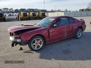2003 Ford Mustang GT Deluxe with VIN 1FAFP42X43F447476, listed as a Copart auction lot 45862335 with 96,224 mi miles and Salvage Title. Bid and sale history available at carsss.com. Image 1.