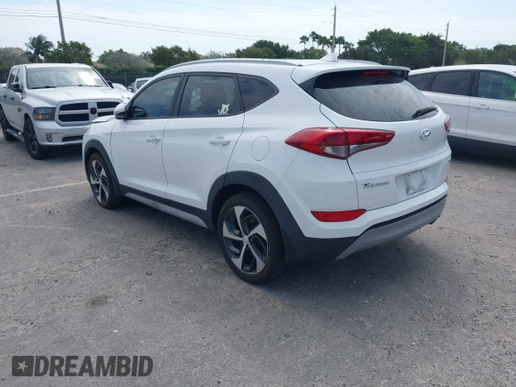 2018 Hyundai Tucson Sport with VIN KM8J33AL5JU691991, listed as a IAAI auction lot 41817480 with 89,129 mi miles. Bid and sale history available at carsss.com. Image 3.