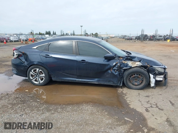 2016 Honda Civic Sedan LX with VIN 19XFC2F55GE222468, listed as a IAAI auction lot 41834508 with 1 mi miles. Bid and sale history available at carsss.com. Image 13.