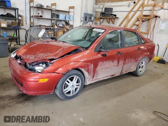 2000 Ford Focus SE with VIN 1FAFP343XYW397386, listed as a Copart auction lot 52828655 with 237,885 mi miles and Salvage Title. Bid and sale history available at carsss.com. Image 1.