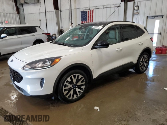 2020 Ford Escape SE Sport Hybrid with VIN 1FMCU9BZ7LUC52290, listed as a Copart auction lot 57080835 with 44,849 mi miles and Salvage title. Bid and sale history available at DreamBid. Image 1.