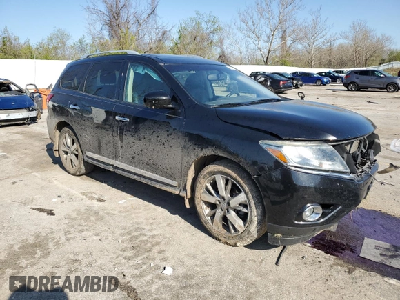 2015 Nissan Pathfinder Platinum с VIN 5N1AR2MM3FC636241, выставлен на аукционе Copart как лот 52376665 с пробегом 142 148 миль миль и Списание • Salvage title. История ставок и продаж доступна на DreamBid. Изображение 4.