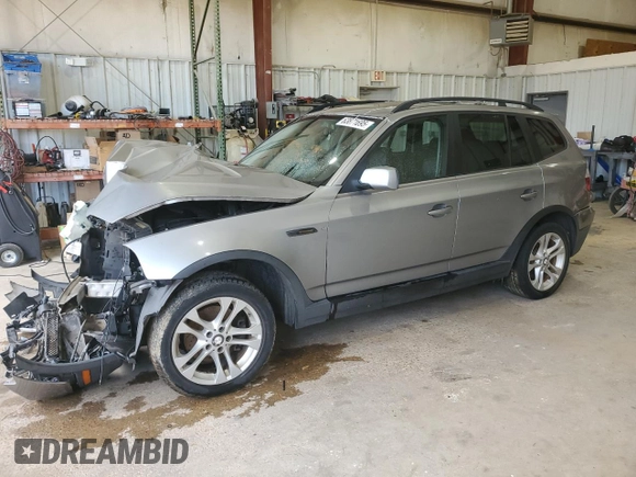 2007 BMW X3 3.0si with VIN WBXPC93437WF11868, listed as a Copart auction lot 63871695 with 149,953 mi miles and Salvage title. Bid and sale history available at DreamBid. Image 1.