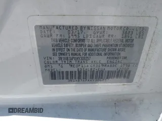 2017 Nissan Sentra SR with VIN 3N1AB7APXHY306257, listed as a IAAI auction lot 42502510 with 81,514 mi miles and . Bid and sale history available at DreamBid. Image 9.