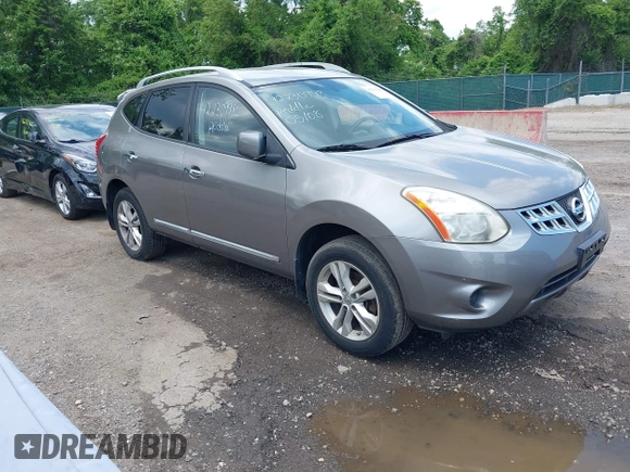 2013 Nissan Rogue S with VIN JN8AS5MV6DW601616, listed as a IAAI auction lot 42230998 with 119,521 mi miles and . Bid and sale history available at DreamBid. Image 1.