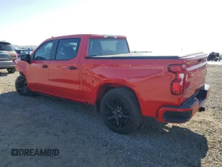 2022 Chevrolet Silverado 1500 Custom with VIN 1GCPABEK0NZ516377, listed as a Copart auction lot 52199015 with 51,751 mi miles and Salvage Title. Bid and sale history available at DreamBid. Image 2.