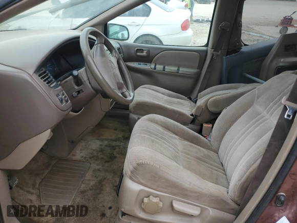 2002 Toyota Sienna CE with VIN 4T3ZF19C72U462322, listed as a Copart auction lot 47813745 with 0 mi miles and Salvage Title. Bid and sale history available at carsss.com. Image 7.