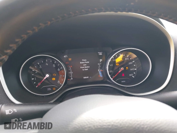 2019 Jeep Compass Latitude with VIN 3C4NJDBB7KT703593, listed as a IAAI auction lot 41490224 with 99,640 mi miles. Bid and sale history available at carsss.com. Image 7.