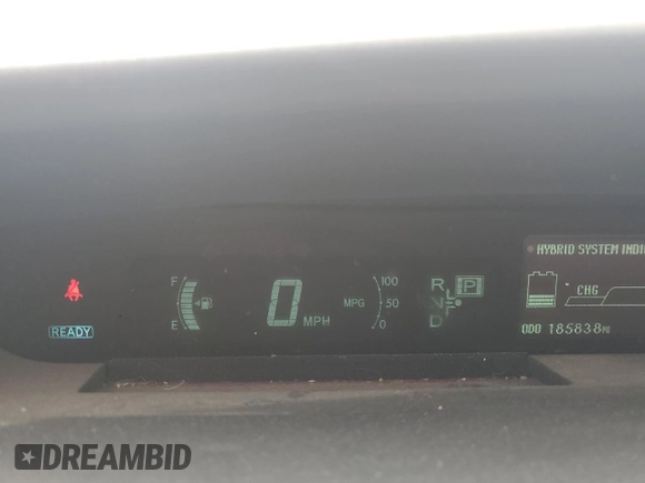 2010 Toyota Prius II with VIN JTDKN3DU7A1217565, listed as a Copart auction lot 56605395 with 185,838 mi miles and Clean Title. Bid and sale history available at DreamBid. Image 9.
