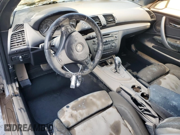 2013 BMW 1 Series 135i with VIN WBAUN7C56DVM27658, listed as a Copart auction lot 75340724 with 0 mi miles and Salvage Title. Bid and sale history available at carsss.com. Image 8.