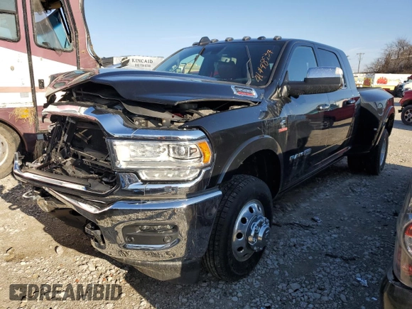 2019 Ram 3500 Longhorn with VIN 3C63RRNL5KG660793, listed as a Copart auction lot 41448534 with 61,347 mi miles and Salvage Title. Bid and sale history available at carsss.com. Image 1.
