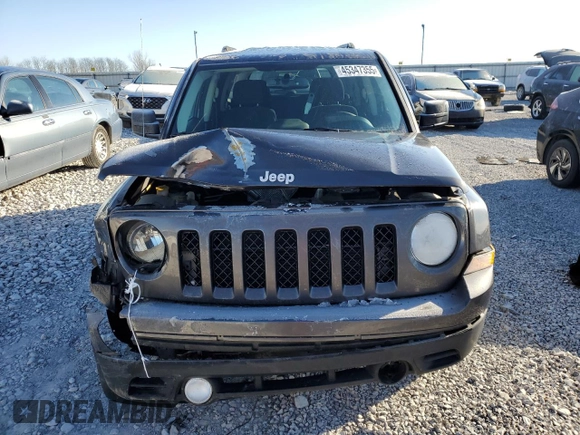2017 Jeep Patriot Sport SE with VIN 1C4NJPBAXHD122645, listed as a Copart auction lot 45347355 with 74,322 mi miles and Salvage Title. Bid and sale history available at carsss.com. Image 5.