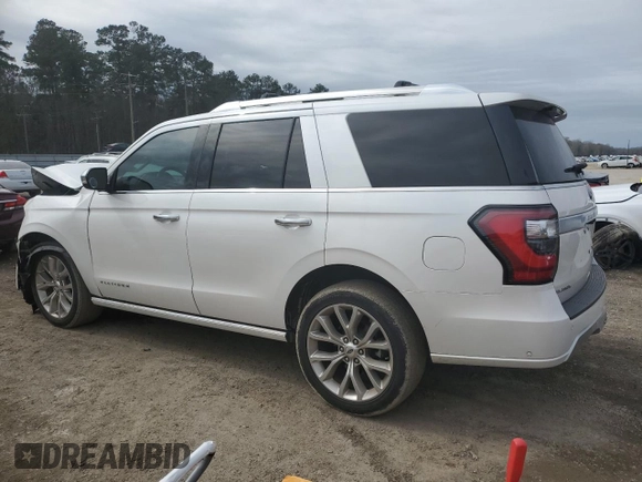 2019 Ford Expedition Platinum with VIN 1FMJU1MT9KEA71167, listed as a Copart auction lot 45425605 with 49,488 mi miles and Salvage Title. Bid and sale history available at carsss.com. Image 2.