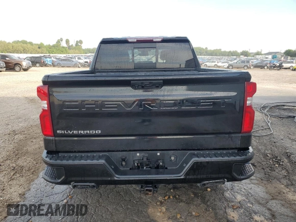 2023 Chevrolet Silverado 1500 RST with VIN 1GCUDEE82PZ183568, listed as a Copart auction lot 73256954 with 30,652 mi miles and Salvage Title. Bid and sale history available at DreamBid. Image 6.