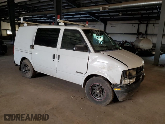 2000 Chevrolet Astro Cargo Van with VIN 1GCDM19W6YB169121, listed as a Copart auction lot 85204274 with 211,783 mi miles and Salvage Title. Bid and sale history available at carsss.com. Image 4.