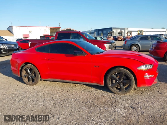 2021 Ford Mustang GT with VIN 1FA6P8CF8M5102178, listed as a IAAI auction lot 41996175 with 76,540 mi miles and . Bid and sale history available at DreamBid. Image 14.