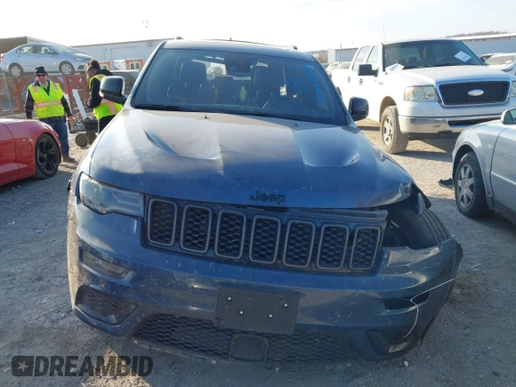 2021 Jeep Grand Cherokee 80th Anniversary with VIN 1C4RJFBG5MC827059, listed as a IAAI auction lot 40958909 with 38,000 mi miles and . Bid and sale history available at DreamBid. Image 12.