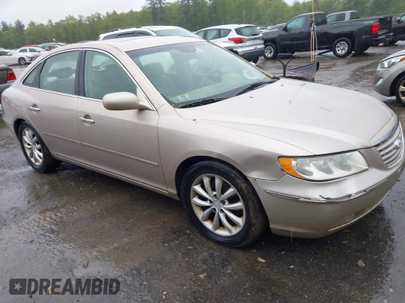 2006 Hyundai Azera SE с VIN KMHFC46F76A134958, выставлен на аукционе IAAI как лот 42314943 с пробегом 206 745 миль миль и . История ставок и продаж доступна на DreamBid. Изображение 1.