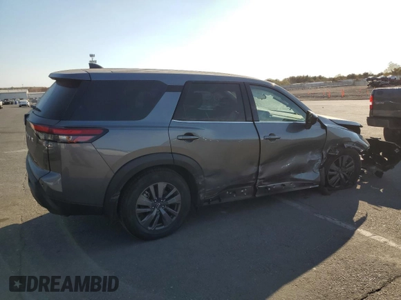 2024 Nissan Pathfinder S z VIN 5N1DR3ACXRC251665, wystawiony jako Copart lot #77466514 z przebiegiem 2 118 mil mil oraz Szkoda całkowita • Salvage title. Historia ofert i sprzedaży dostępna na DreamBid. Obrazek 3.