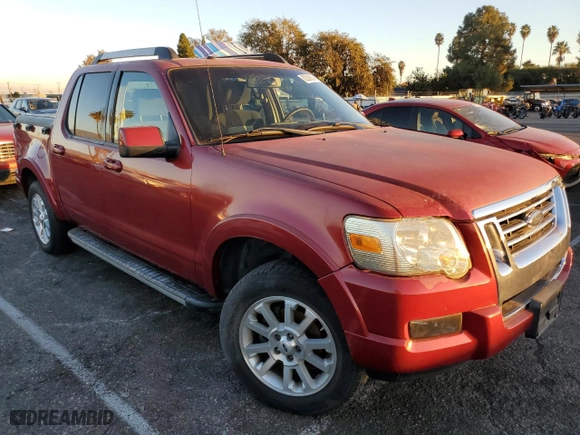 2007 Ford Explorer Sport Trac Limited with VIN 1FMEU33KX7UA08582, listed as a Copart auction lot 82085804 with 184,789 mi miles and Salvage Title. Bid and sale history available at carsss.com. Image 4.