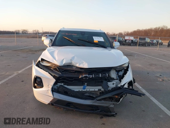 2021 Chevrolet Blazer Premier with VIN 3GNKBLRS6MS563360, listed as a IAAI auction lot 41760795 with 29,534 mi miles and . Bid and sale history available at DreamBid. Image 12.