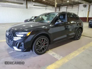 2021 Audi SQ5 Premium Plus with VIN WA1B4AFY2M2006256, listed as a Copart auction lot 70408134 with 34,866 mi miles and Salvage Title. Bid and sale history available at DreamBid. Image 1.