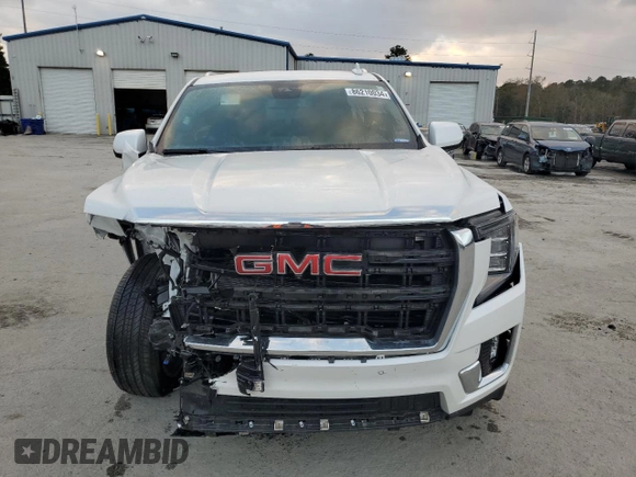 2024 GMC Yukon XL SLT with VIN 1GKS2GKD2RR218983, listed as a Copart auction lot 86210034 with 14,489 mi miles and Salvage Title. Bid and sale history available at carsss.com. Image 5.