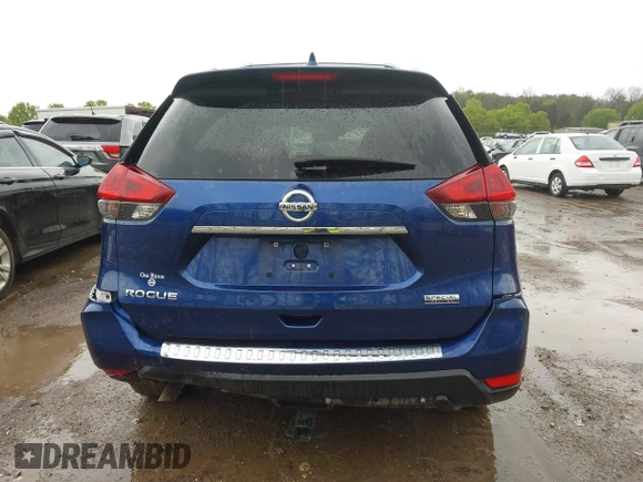 2019 Nissan Rogue SV with VIN 5N1AT2MT7KC829981, listed as a IAAI auction lot 41909889 with 57,794 mi miles and . Bid and sale history available at DreamBid. Image 16.