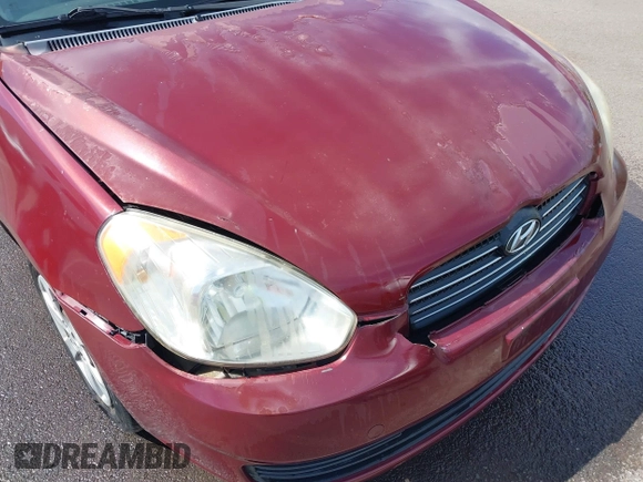 2010 Hyundai Accent GLS with VIN KMHCN4AC4AU485148, listed as a IAAI auction lot 41528392 with 133,680 mi miles. Bid and sale history available at carsss.com. Image 6.