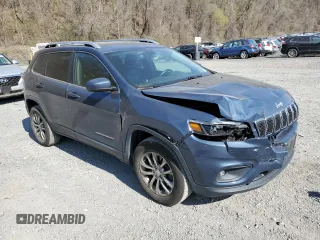 2019 Jeep Cherokee Latitude Plus with VIN 1C4PJMLB5KD384675, listed as a Copart auction lot 53583855 with 64,271 mi miles and Salvage Title. Bid and sale history available at DreamBid. Image 4.