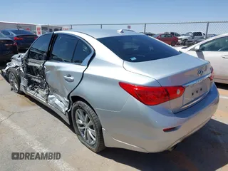 2017 Infiniti Q50 Signature Edition with VIN JN1EV7AP0HM734589, listed as a IAAI auction lot 42094090 with 40,264 mi miles and . Bid and sale history available at DreamBid. Image 3.