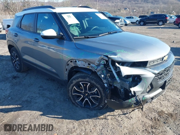 2023 Chevrolet TrailBlazer ACTIV with VIN KL79MSSL1PB183287, listed as a IAAI auction lot 41075520 with 20,063 mi miles and . Bid and sale history available at DreamBid. Image 1.