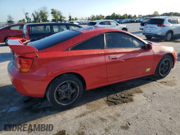 2001 Toyota Celica GT with VIN JTDDR32T910085275, listed as a Copart auction lot 69875644 with 239,495 mi miles and Salvage Title. Bid and sale history available at carsss.com. Image 3.