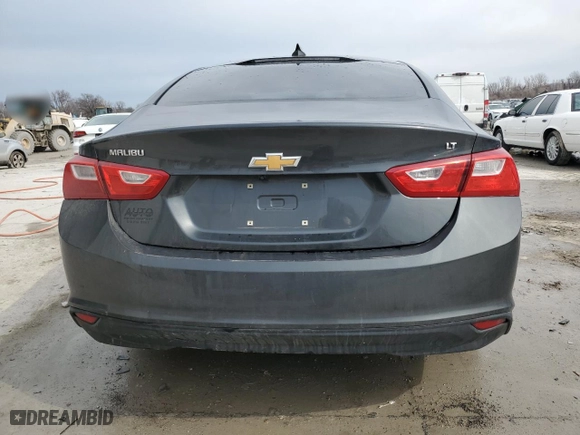 2016 Chevrolet Malibu LT with VIN 1G1ZE5ST2GF300801, listed as a Copart auction lot 46899455 with 191,326 mi miles and Salvage Title. Bid and sale history available at carsss.com. Image 6.