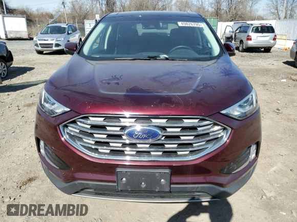 2019 Ford Edge SEL with VIN 2FMPK3J91KBB74051, listed as a Copart auction lot 49826795 with 74,119 mi miles and Salvage Title. Bid and sale history available at carsss.com. Image 5.