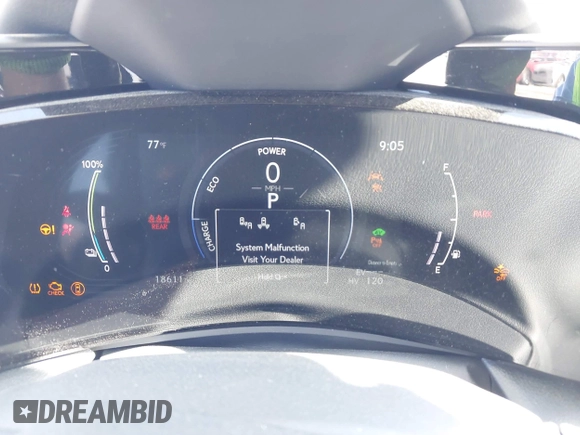 2023 Lexus NX 450h+ Luxury with VIN JTJHKCFZ0P2017929, listed as a IAAI auction lot 42282635 with 18,611 mi miles and . Bid and sale history available at DreamBid. Image 7.