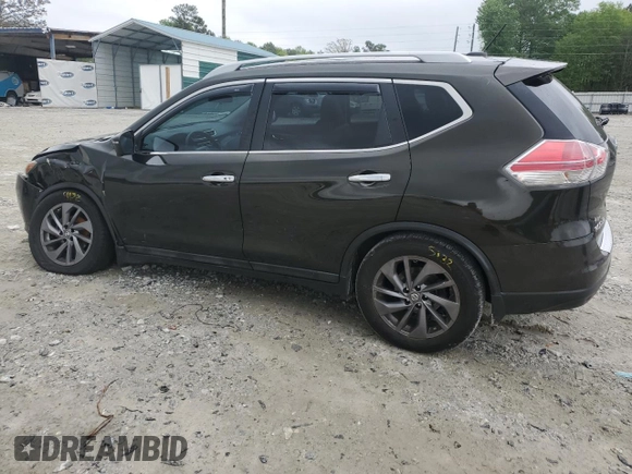 2016 Nissan Rogue SL with VIN 5N1AT2MT5GC794414, listed as a Copart auction lot 52225645 with 77,608 mi miles and Salvage Title. Bid and sale history available at carsss.com. Image 2.