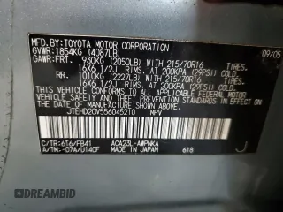 2005 Toyota RAV4 with VIN JTEHD20V556045210, listed as a Copart auction lot 87123214 with 310,574 mi miles and Clean Title. Bid and sale history available at carsss.com. Image 13.